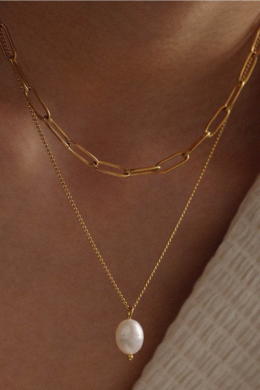 Ruth Layered Pearl Necklace