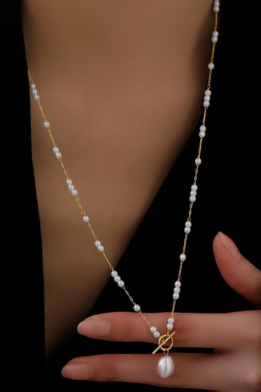 Julia Pearl Beaded Necklace