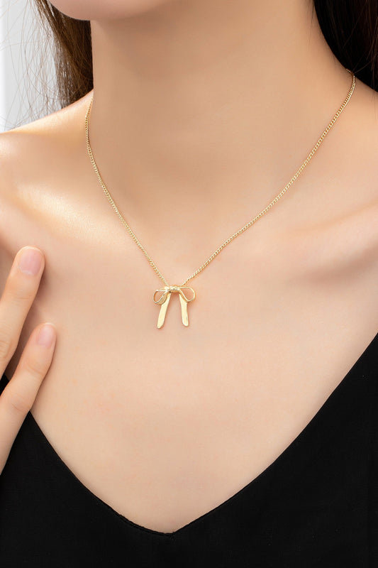Bow Necklace