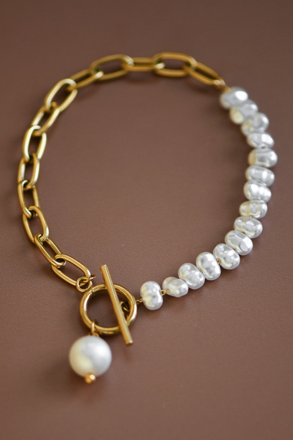 Pearl Toggle Bracelet