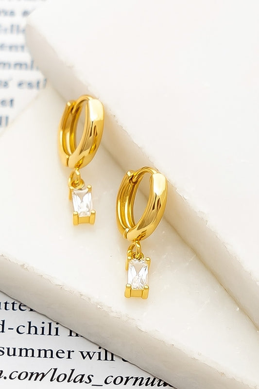 CZ Mini Hoop - Clear