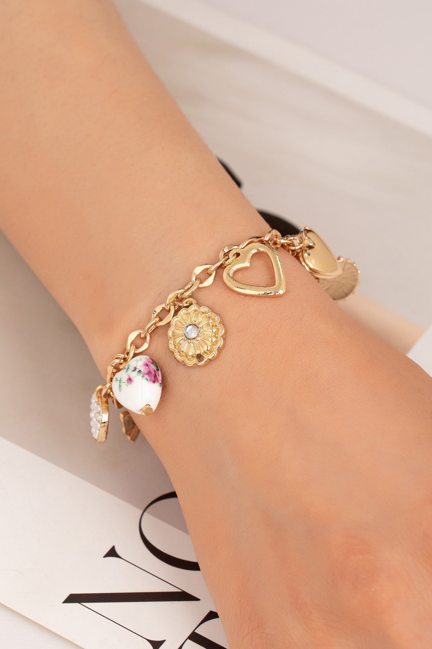 Vintage Inspired Charm Bracelet