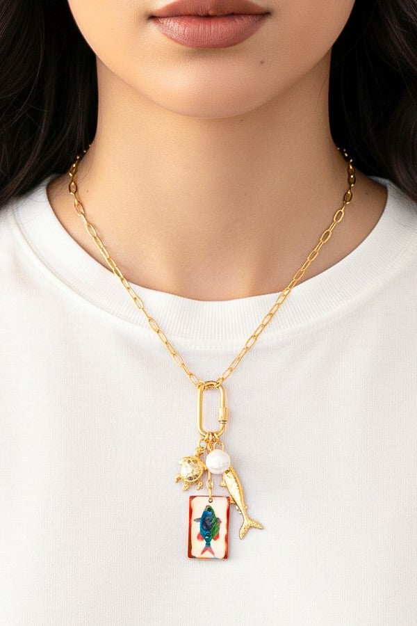 Sea Life Charm Necklace