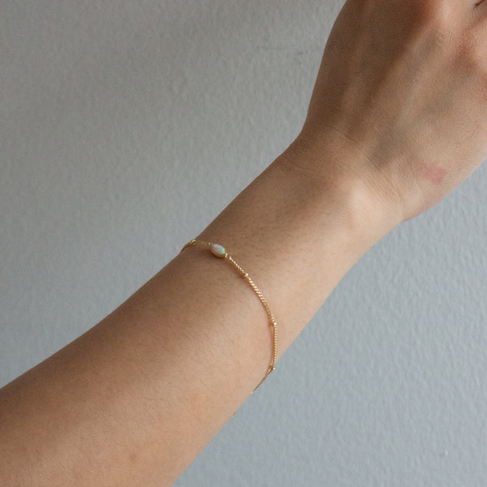Vera - Gold Vermeil Opal Bracelet