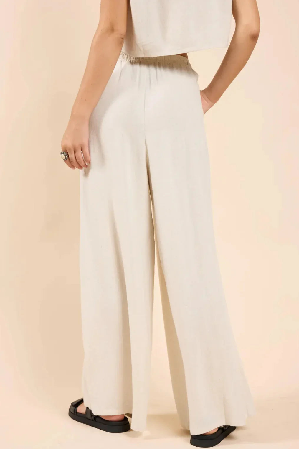 Sugarloaf Elastic Waist Pant - Oatmeal