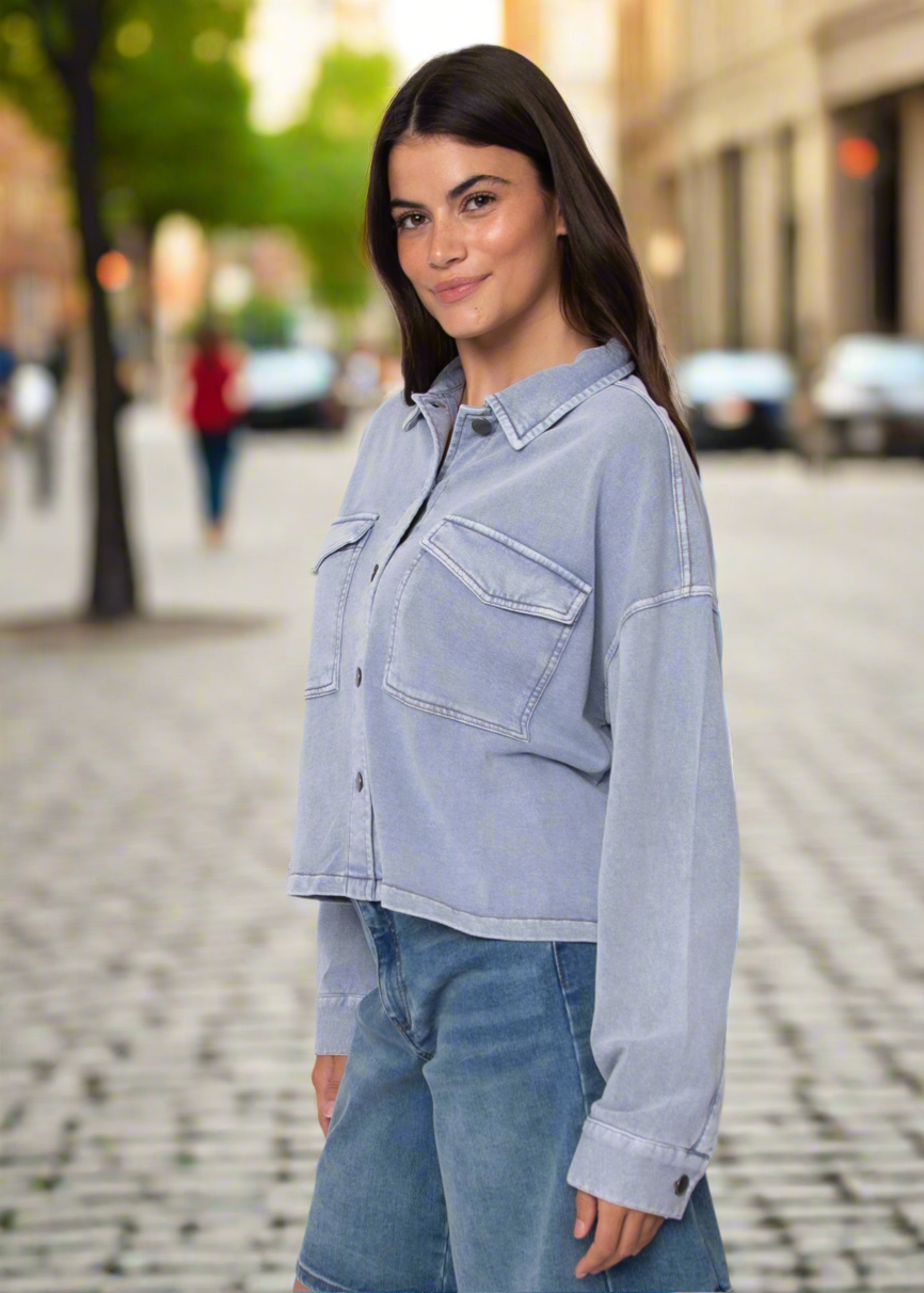 Nara Denim Look - Button up