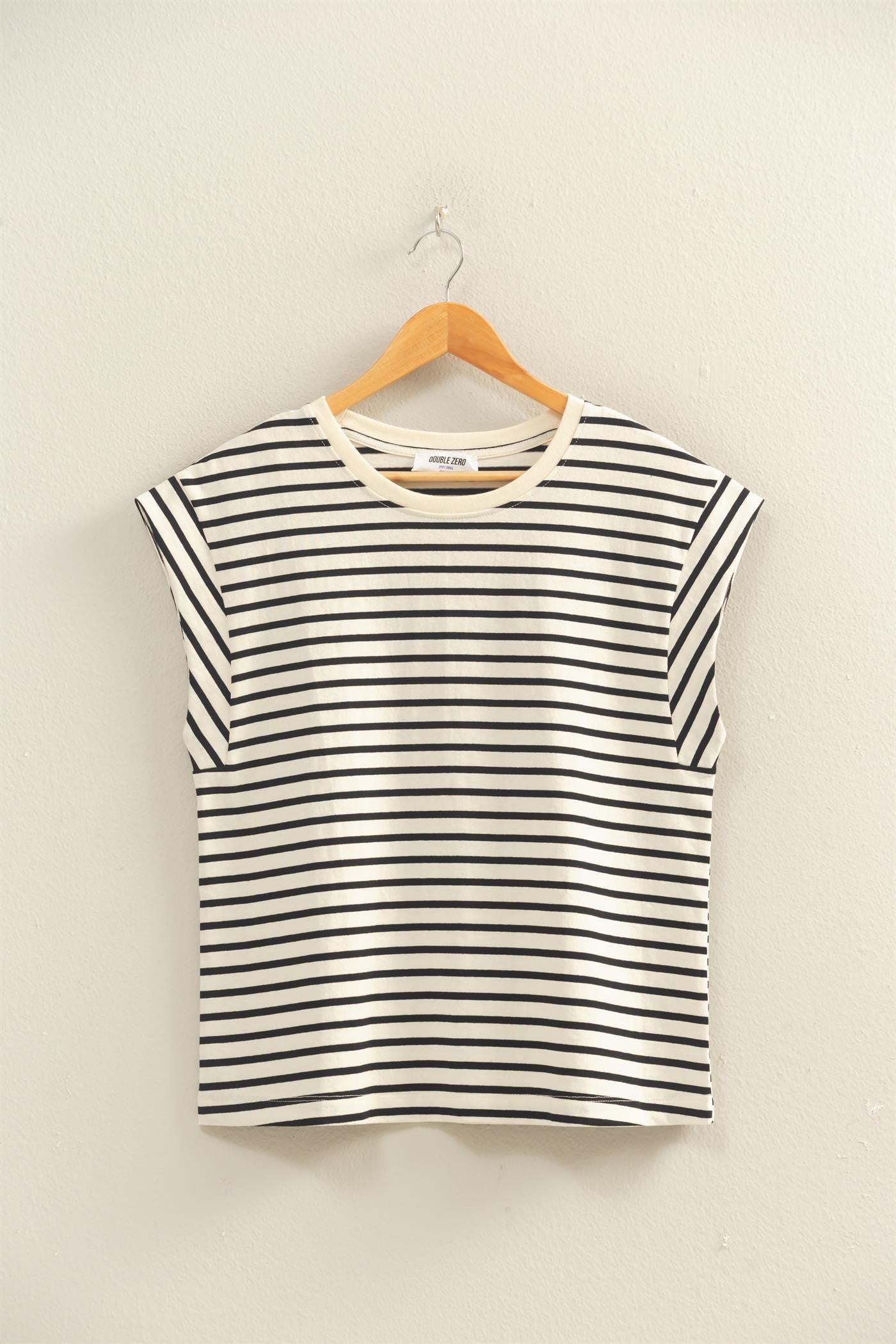Black and White Striped tee