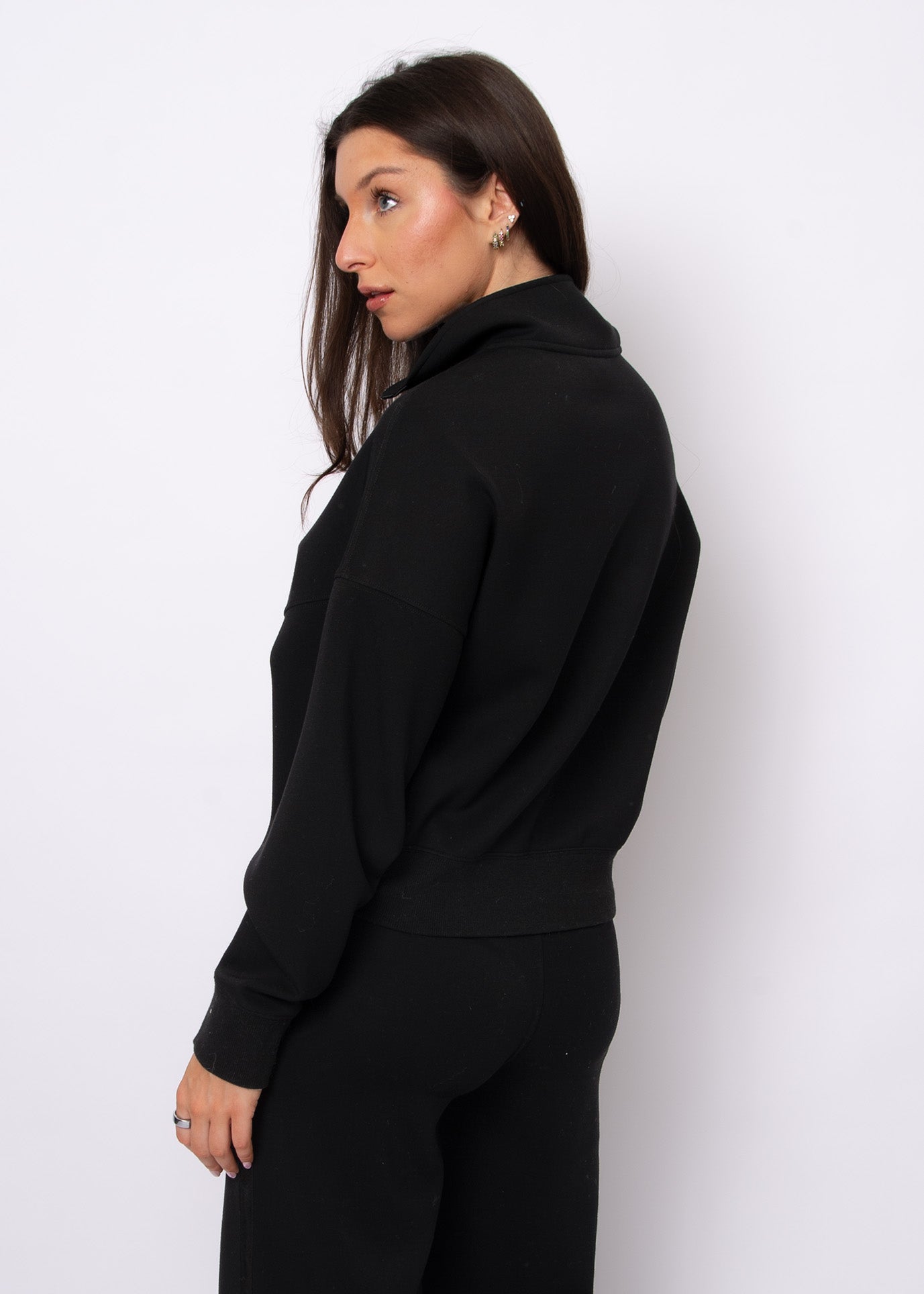 Mailyn 1/2 Zip Satin Trim