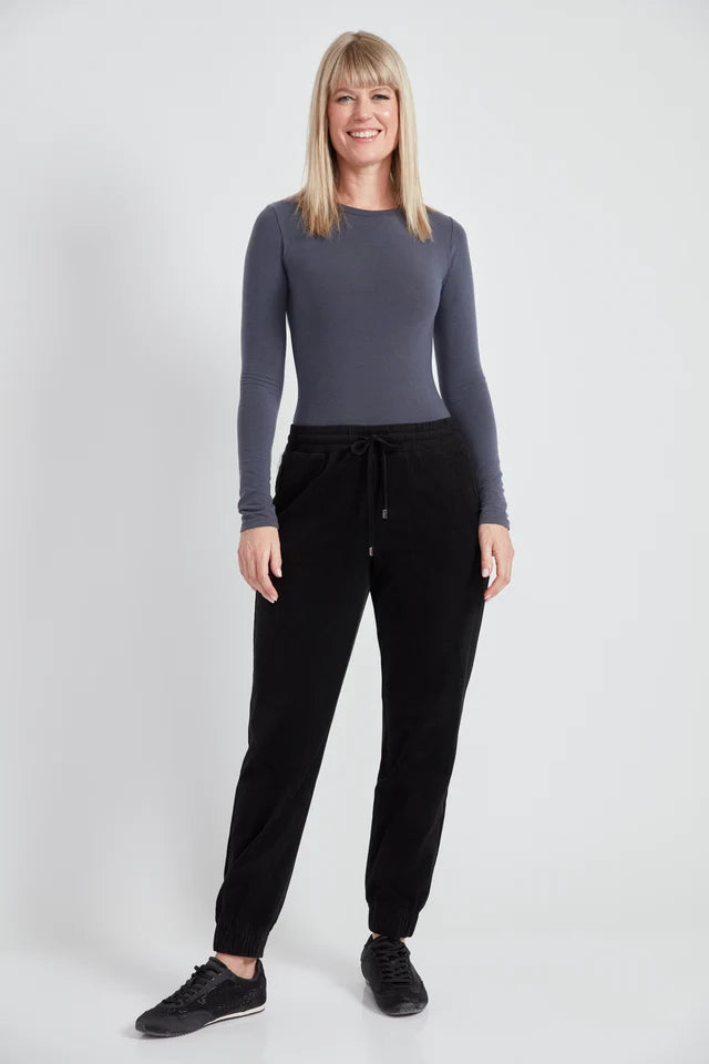 Cord Jogger - Black