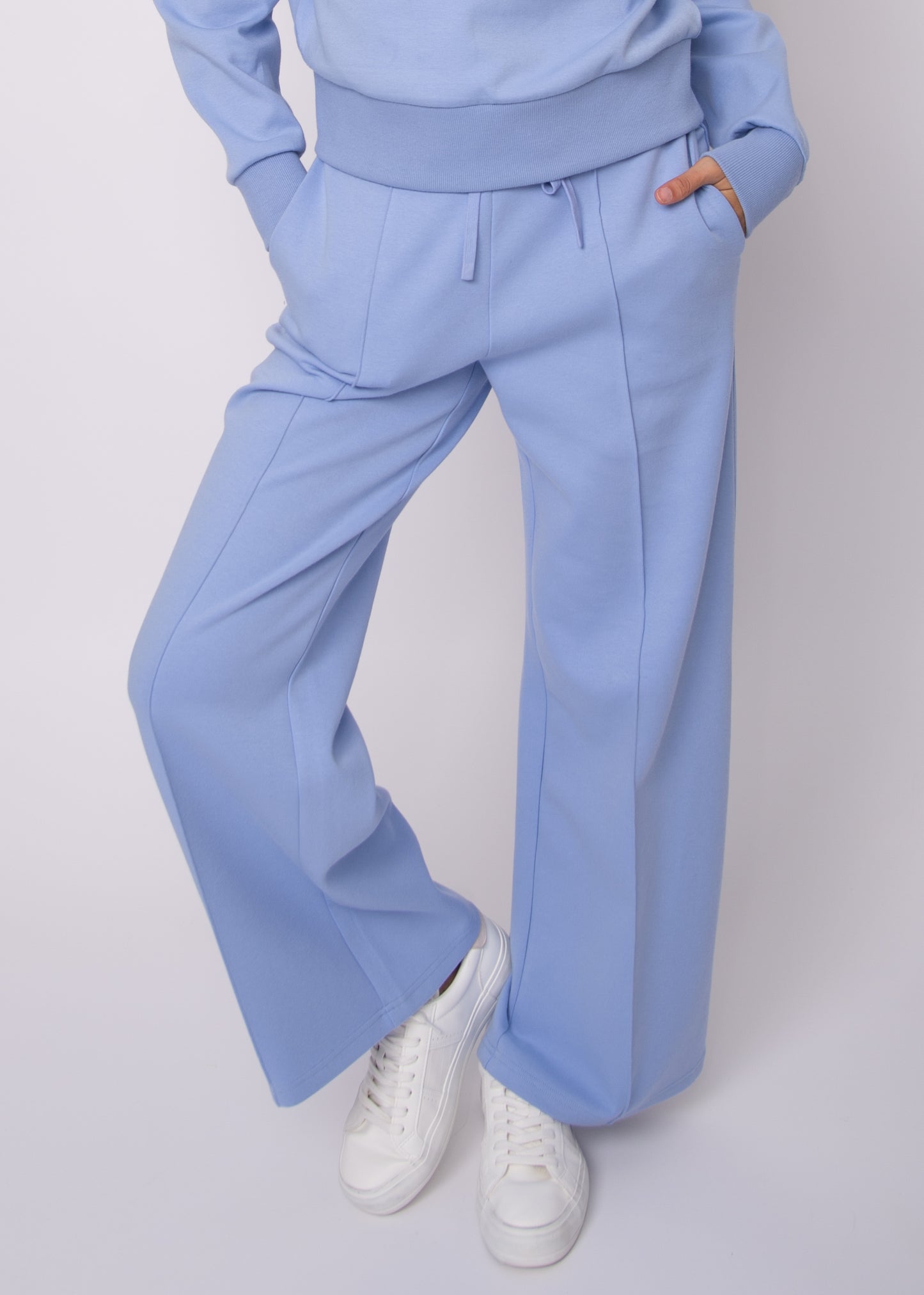 Prida Soft Knit Pull Up Pant - Periwinkle