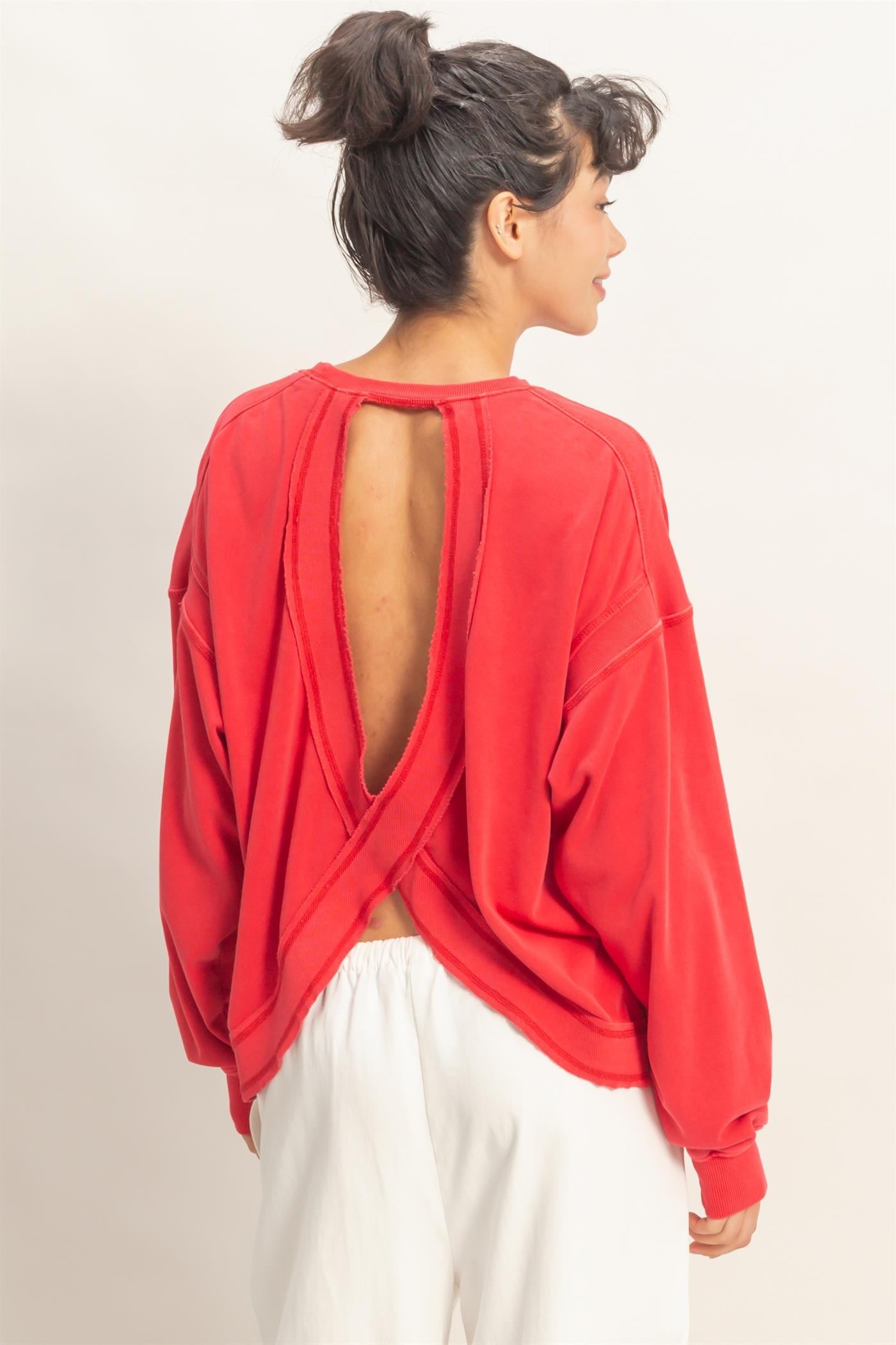 Open Back - Red