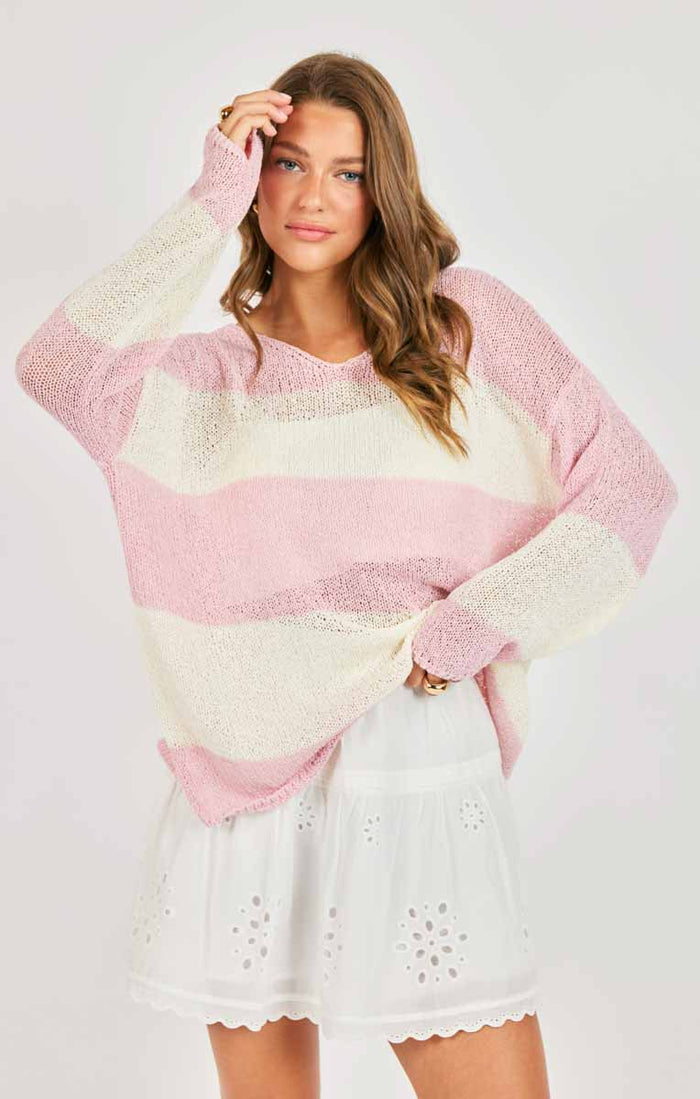 Helen  Striped Knit