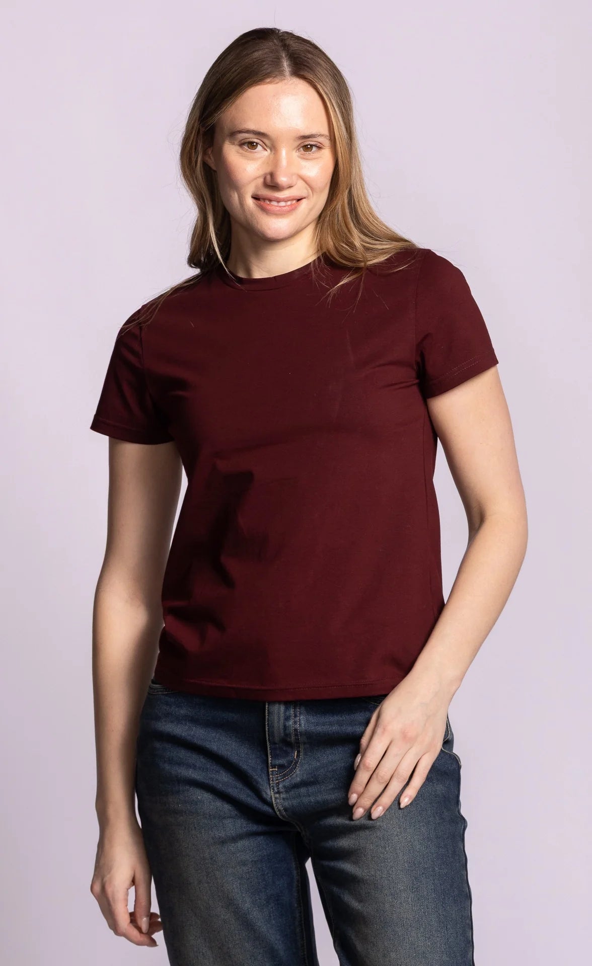 Georgia Tee - Merlot