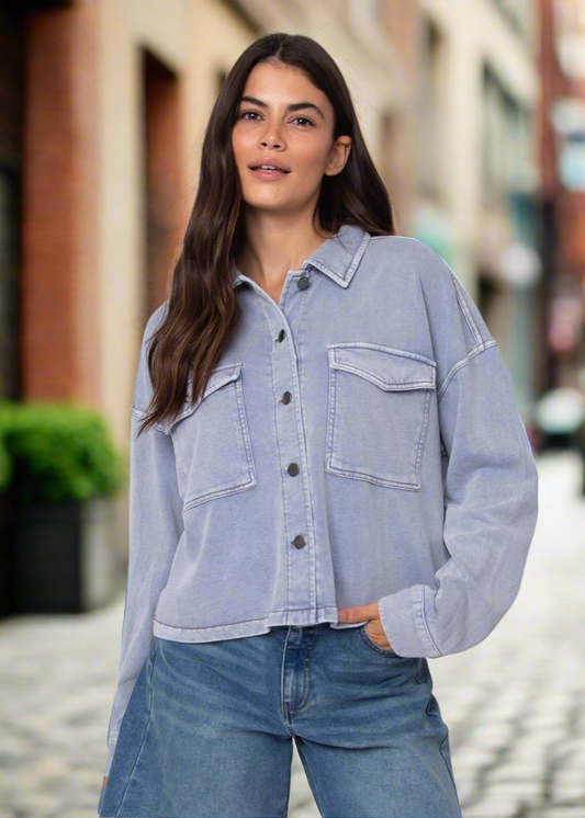 Nara Denim Look - Button up