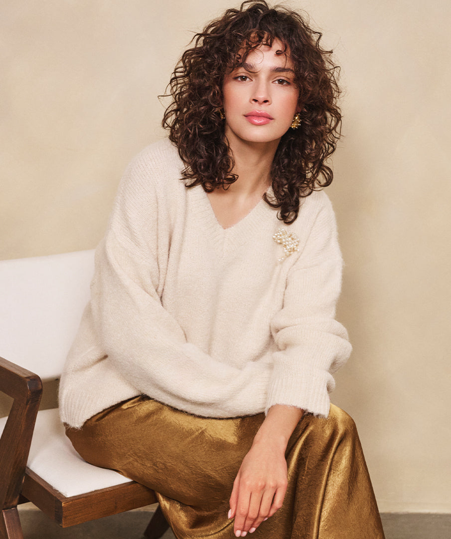 Cyndie Knit - Natural