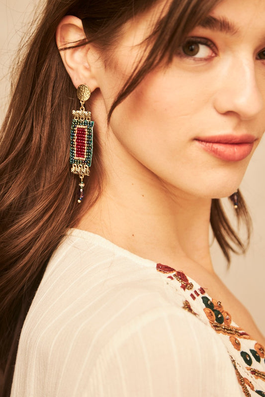 Taeka - Bead Earrings