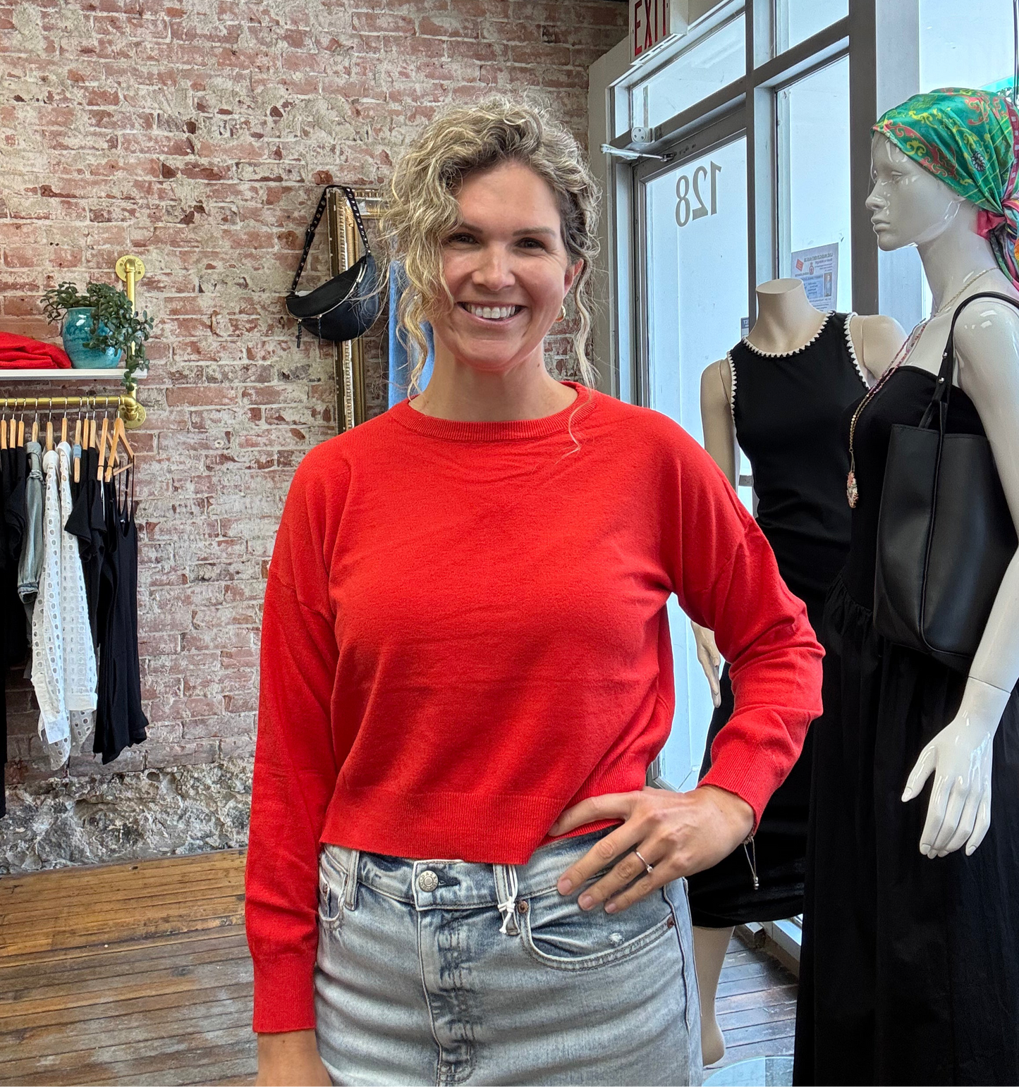 Polly Sweater - Red