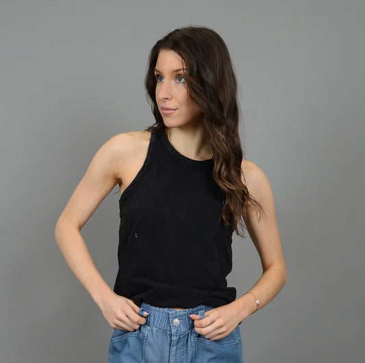 Sayuri Tank Top Vintage Black