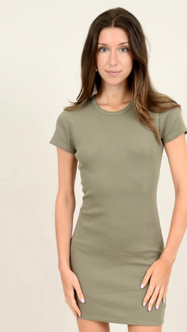 Cecie Crew Neck Dress