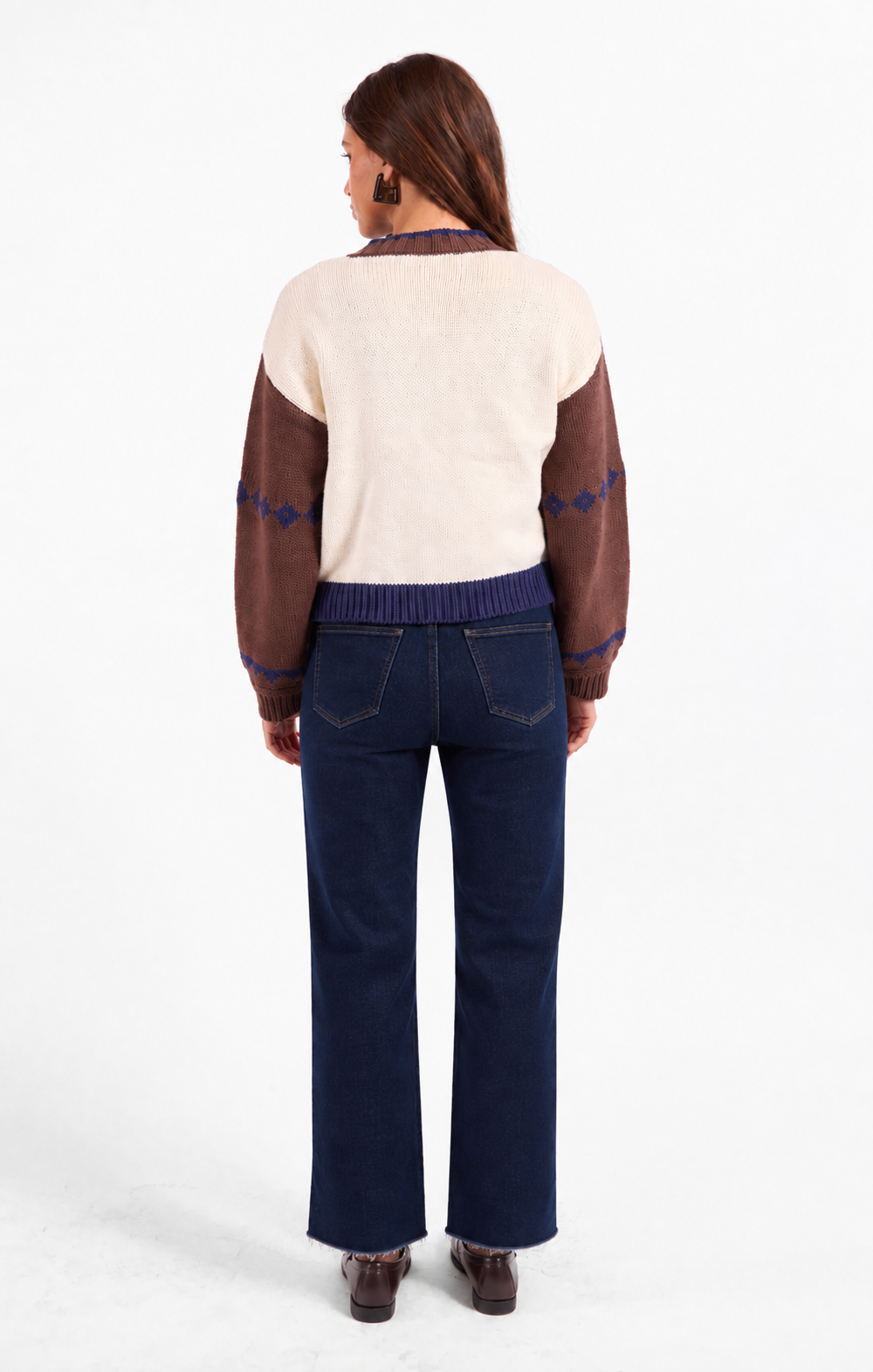 Sweet Rose Jacquard Zip