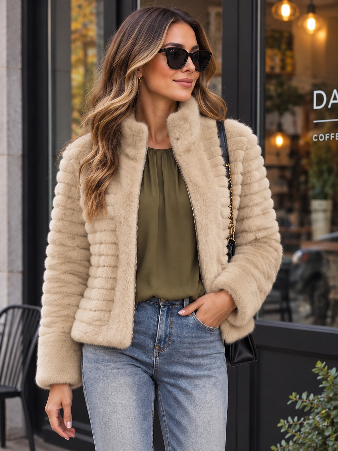 Sam Faux Fur Jacket
