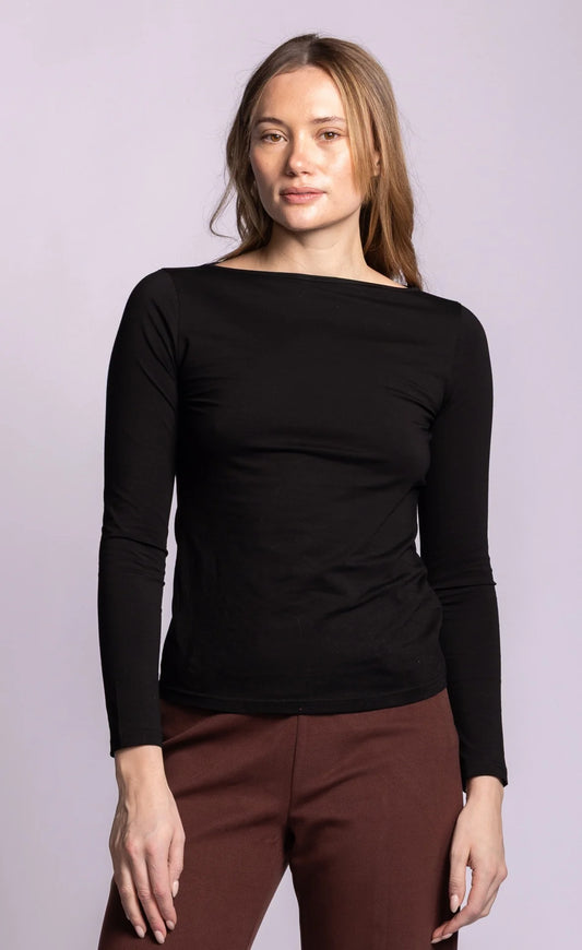 Paisley Top - Black