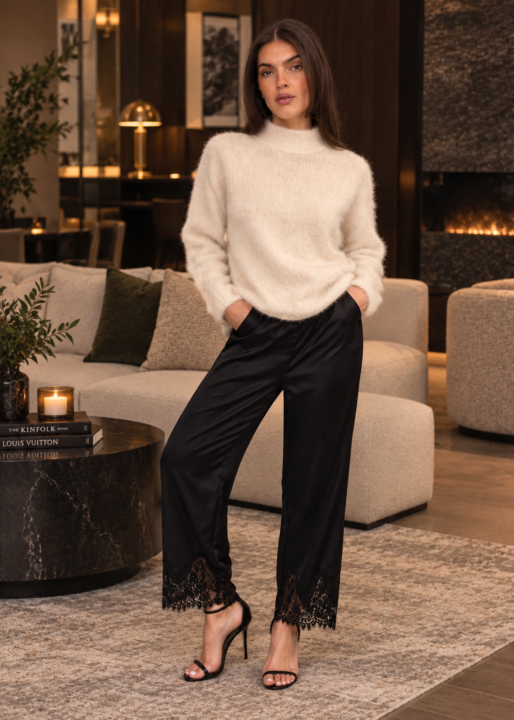 Valerian Lace Bottom Pant