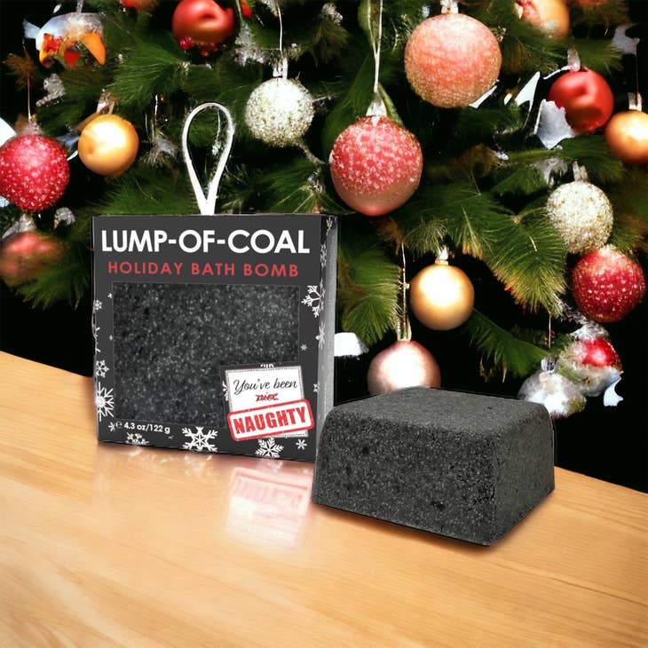 Lump-of-Coal Holiday Bathbomb