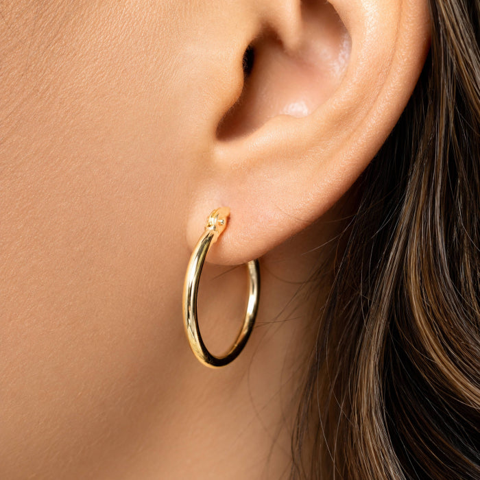 20mm Premium Gold Plated Hoop