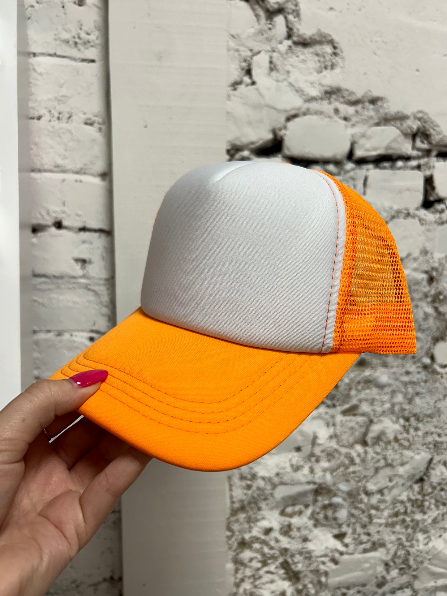 Sunshine Orange Trucker hat