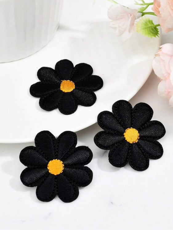 Black Flower Patch