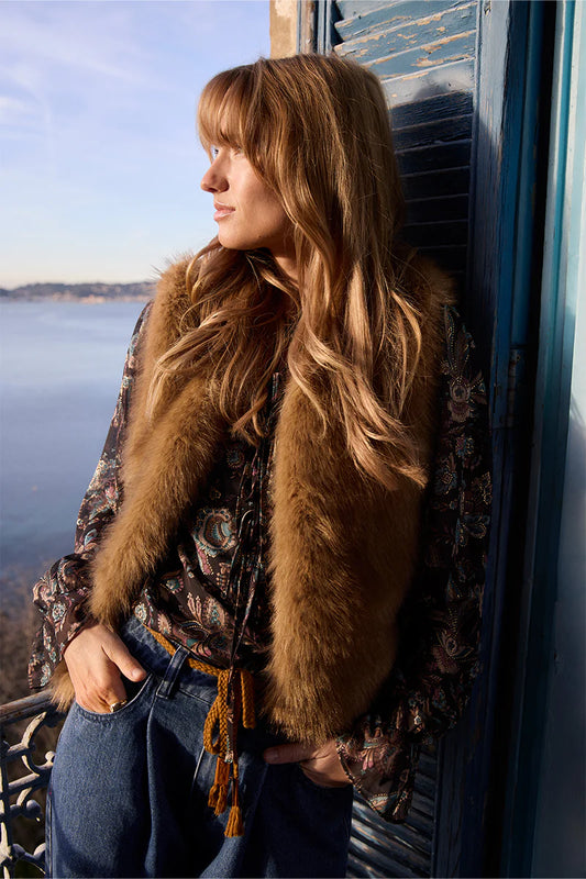Faux Fur Vest