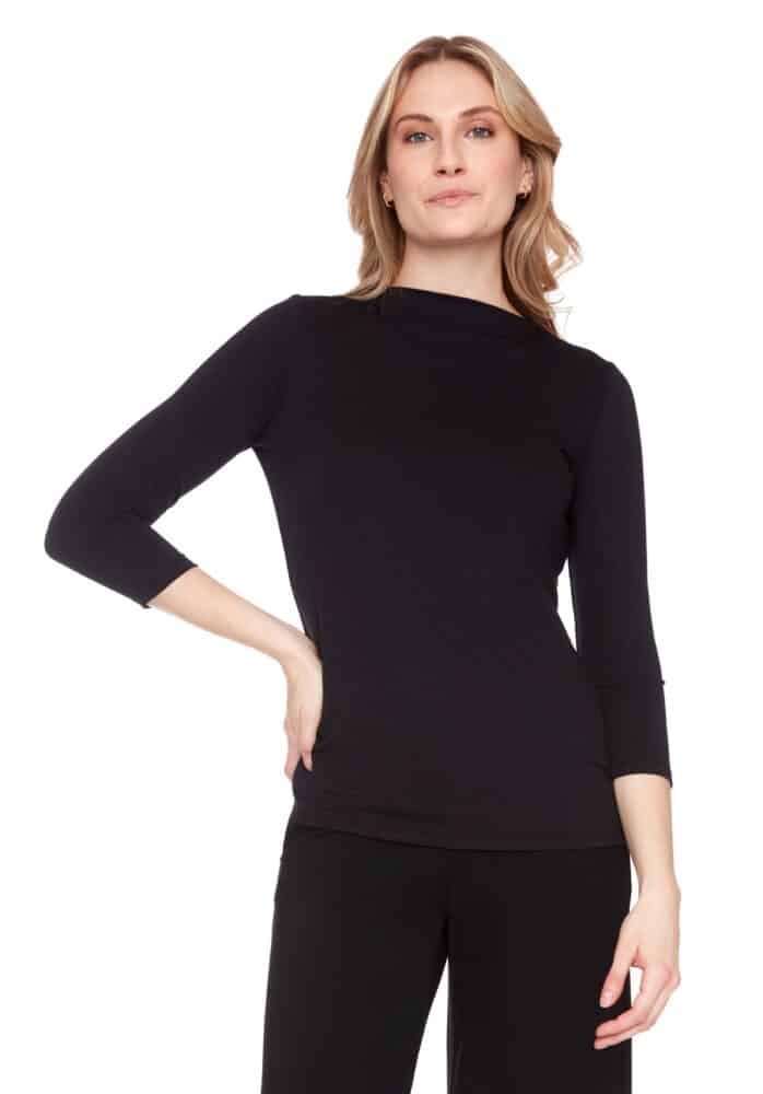 Provence Midi-Sleeve Top