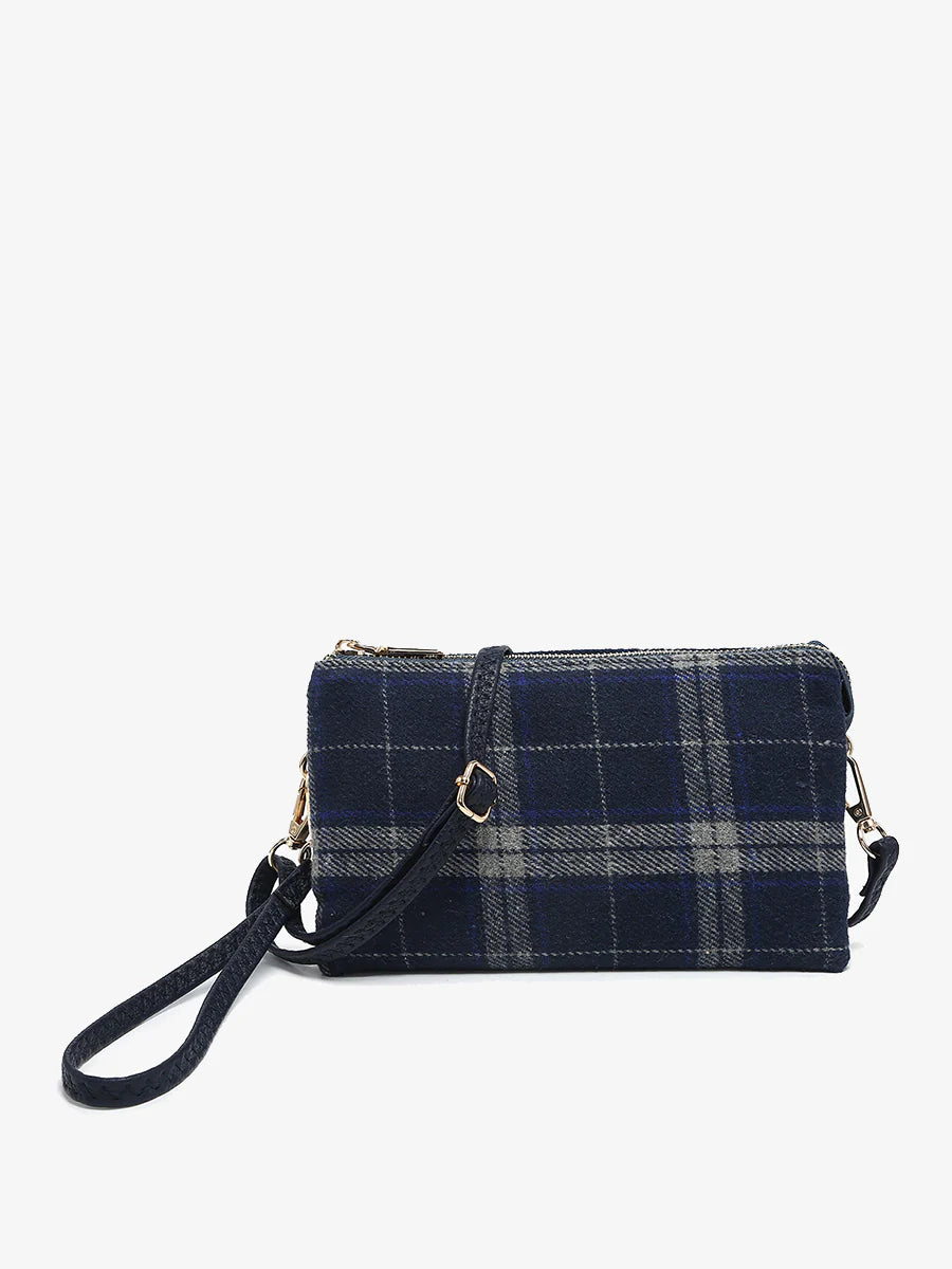 Riley Crossover - Plaid Navy