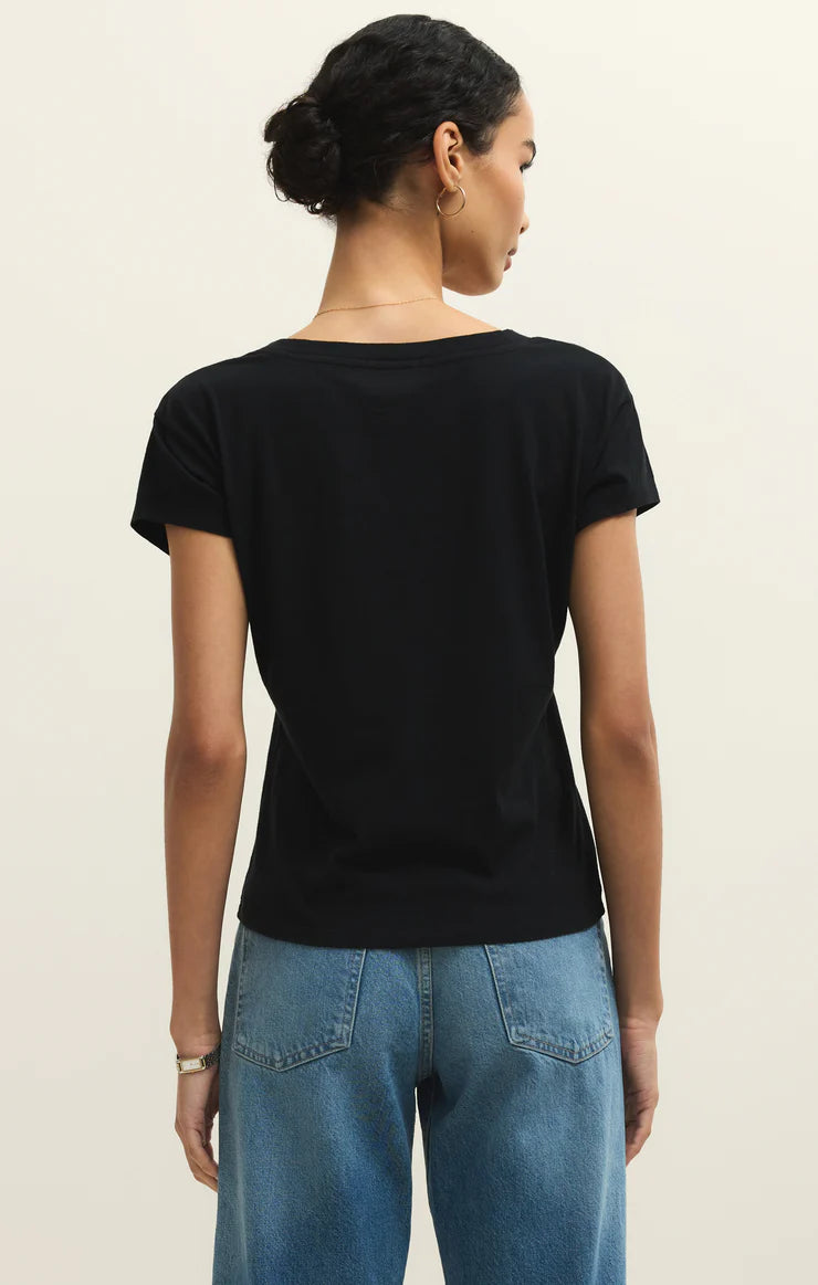 Modern V-neck - Black