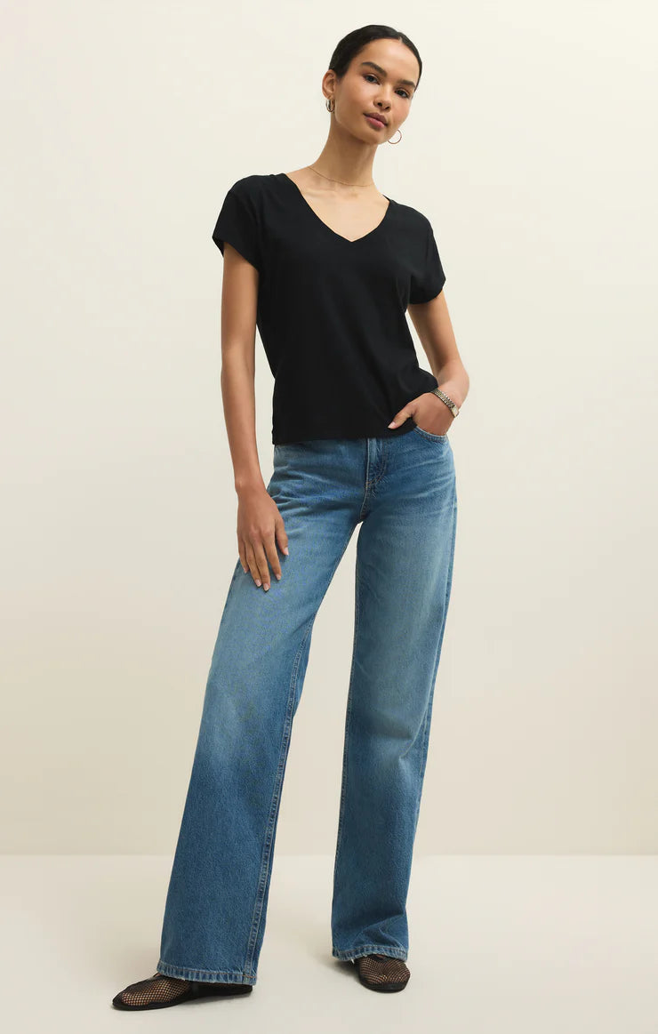 Modern V-neck - Black