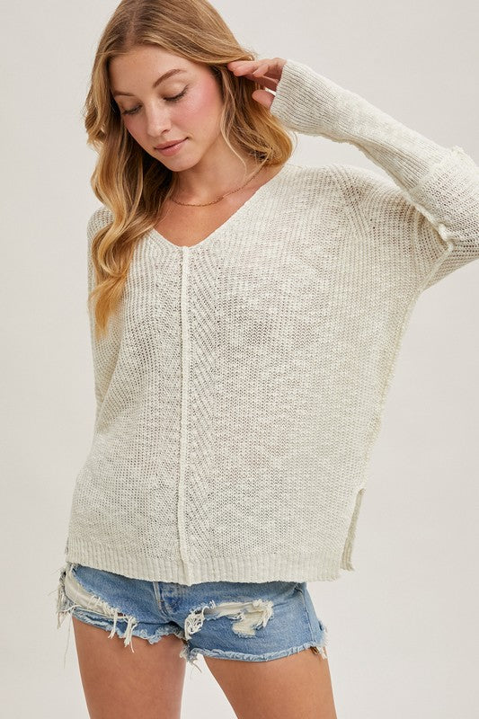 Heather Long Sleeve - Cream