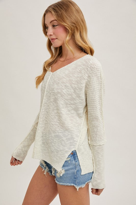 Heather Long Sleeve - Cream