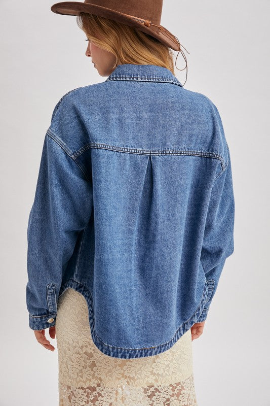 Taylor Denim Shacket