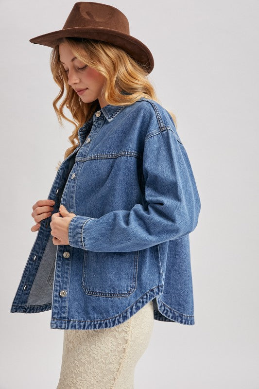 Taylor Denim Shacket