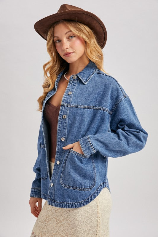 Taylor Denim Shacket