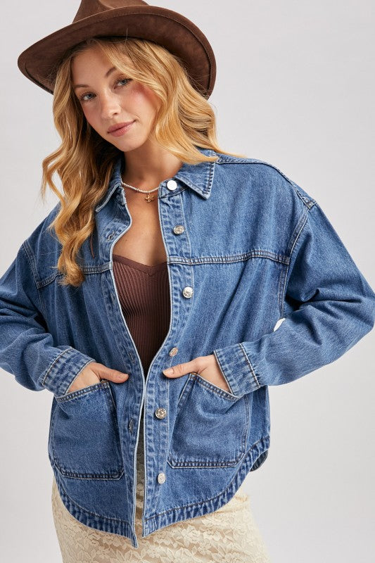 Taylor Denim Shacket