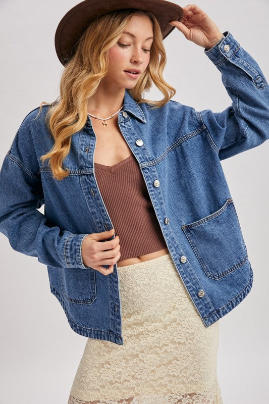 Taylor Denim Shacket
