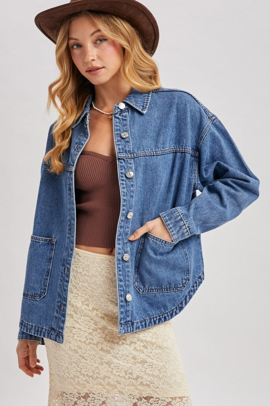 Taylor Denim Shacket