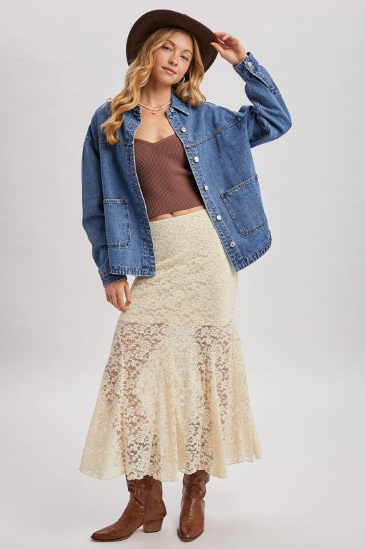 Taylor Denim Shacket