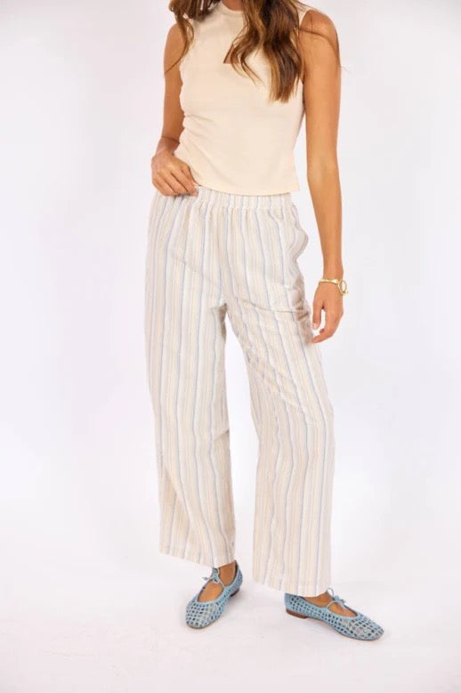 The Lands Striped Pull on Pant