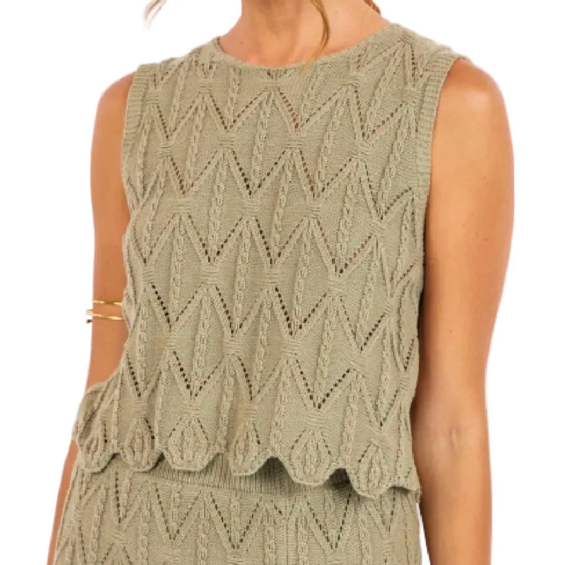 Sage Sweater Tank