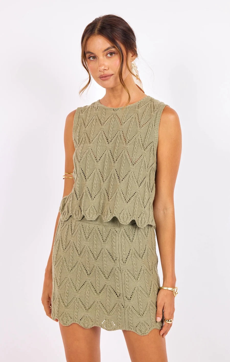 Sage Sweater Tank