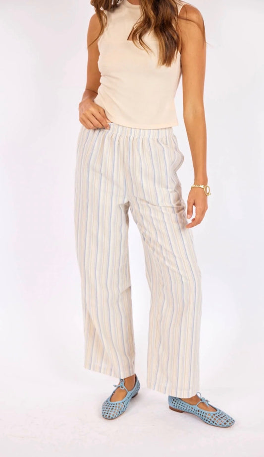 The Lands Striped Pull on Pant