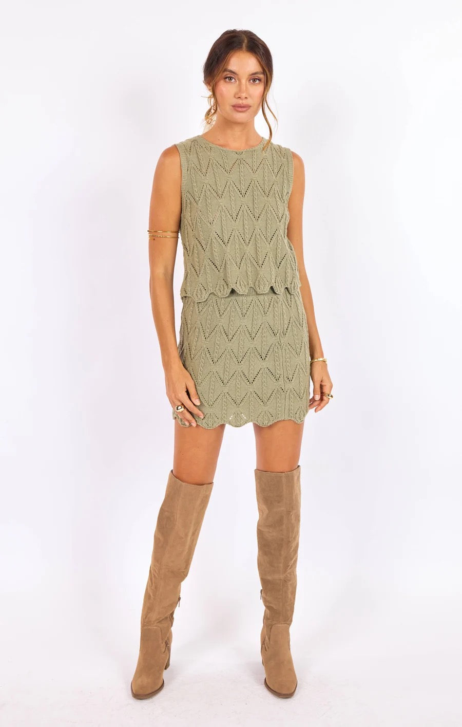 Succulent Sweater Skirt